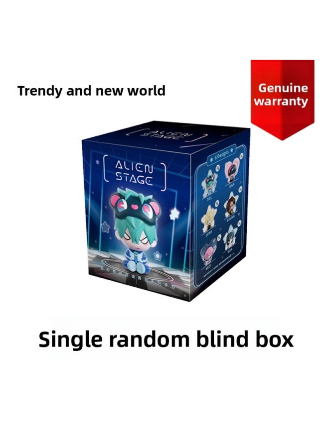 New In-Stock Senyu Mangu Alley Alien Stage Alien Stage Free Stage Blind Box Figure Peripheral Display